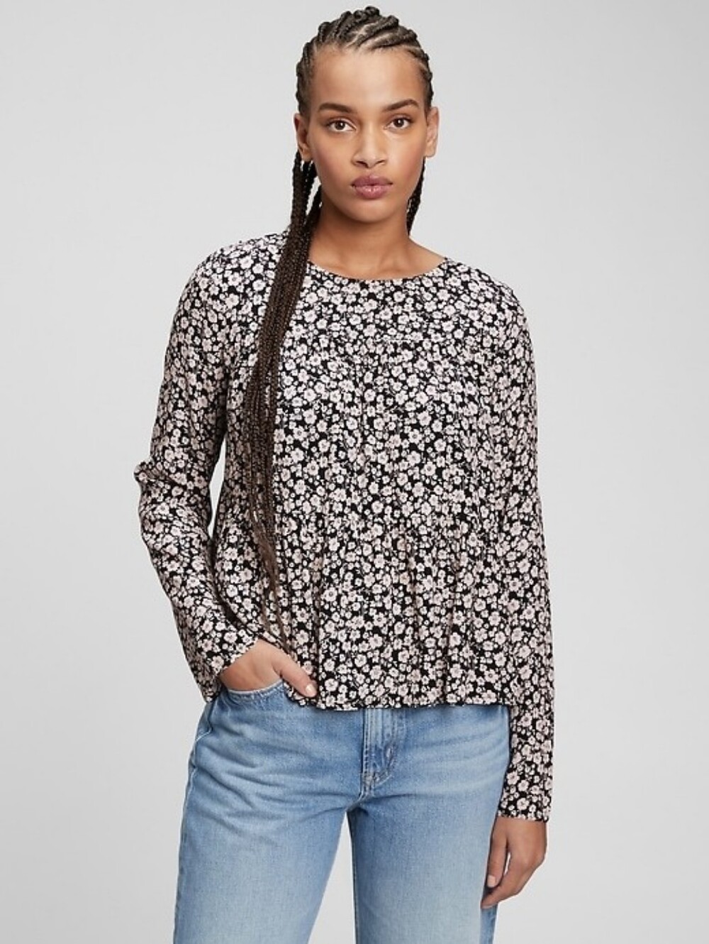 Gap floral blouse